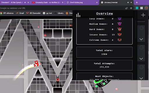 My DemonList screenshot