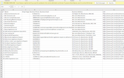 Yellow Pages Scraper Tool – Scrape Business Leads screenshot