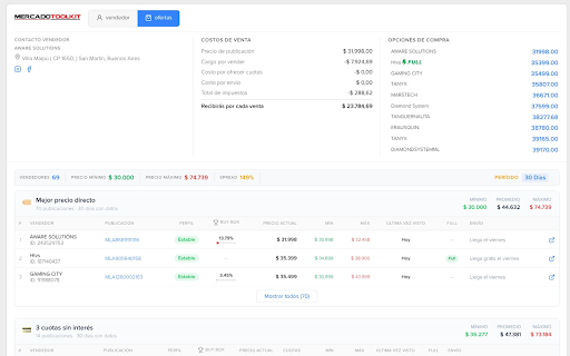 MercadoLibre Herramientas con IA screenshot