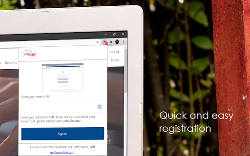 uniFLOW Online screenshot