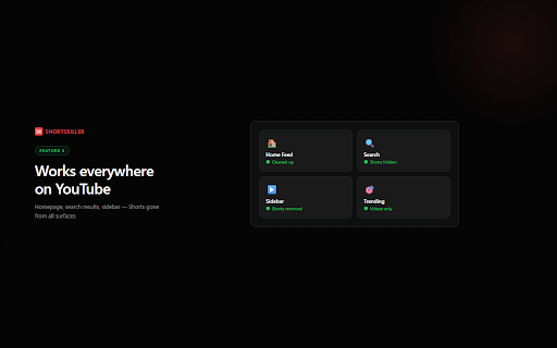 YouTube Shorts Blocker - ShortsKiller screenshot