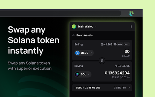 Jupiter Wallet screenshot