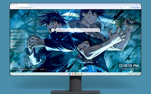 Megumi and Toji Live Wallpaper screenshot