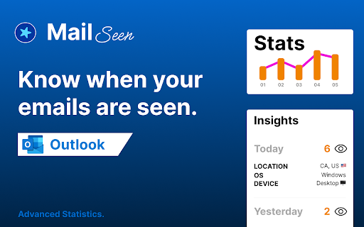 Mail Seen - Unlimited Email Tracker for Outlook screenshot