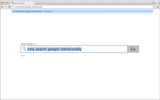 Search Intercept screenshot