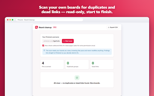 PinLens for Pinterest screenshot