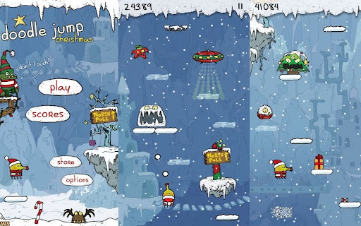 Doodle Jump Christmas screenshot