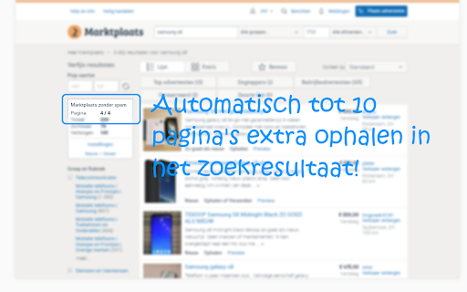 Marktplaats zonder spam screenshot