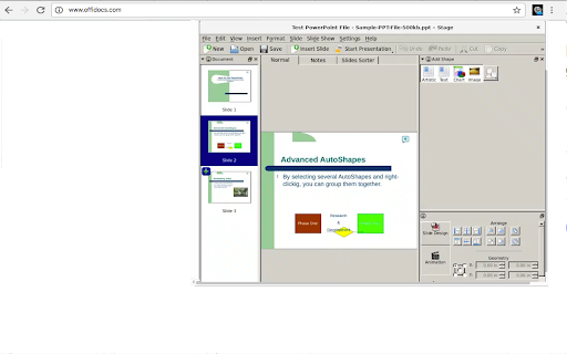 Calligra online - office, graphics & email screenshot