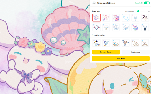 Cinnamoroll Cursor ★ Custom Cursor for Chrome™ screenshot