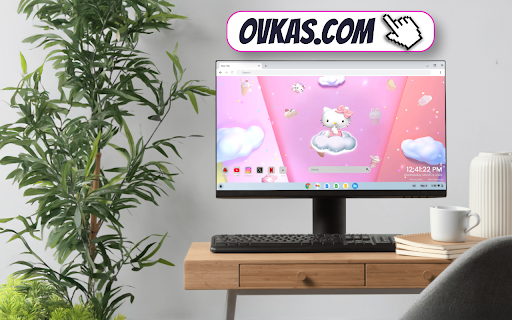Pink Hello Kitty Live Wallpaper screenshot