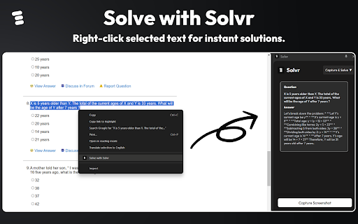 Solvr - Solve with AI screenshot