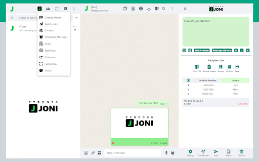 JONI screenshot