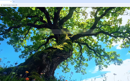 Green Tree Live Wallpaper screenshot