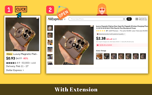 AliExpress Skip Dollar Express & SuperDeals screenshot