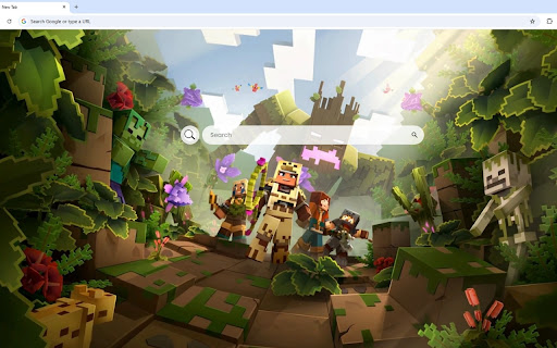 Minecraft Forest Live Wallpaper screenshot