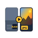 RAW to JPG Converter — Offline & Batch icon