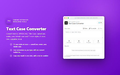 Text Case Converter screenshot
