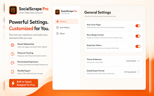 SocialScrape Pro screenshot