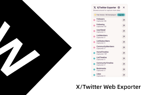 X (Twitter) Exporter – Download Tweets, Followers, Media & Bookmarks screenshot
