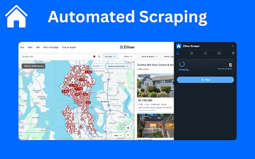 Zillow Scraper - Agent & Property Export screenshot
