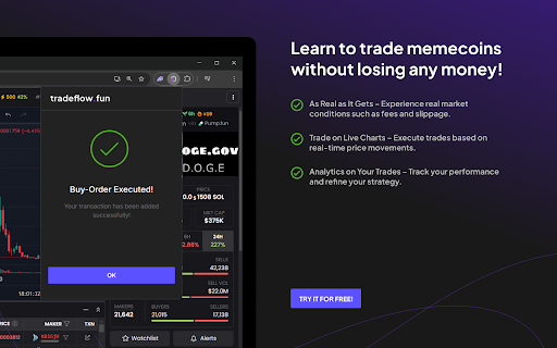 TradeFlow.fun screenshot