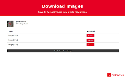 PinDown - Pinterest Downloader screenshot