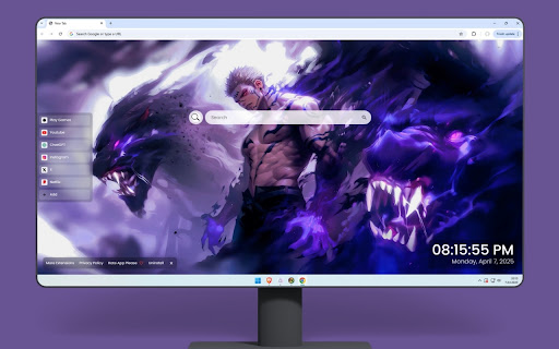 Sukuna vs Shadow Beasts Live Wallpaper screenshot