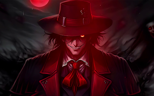 Alucard Hellsing Live Wallpaper - Vampire Dark New Tab screenshot
