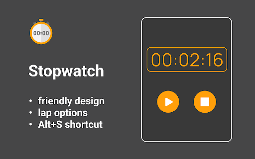 Stopwatch app screenshot