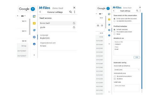M-Files for Google Workspace™ screenshot