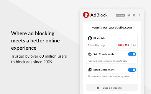 AdBlock — block ads across the web screenshot