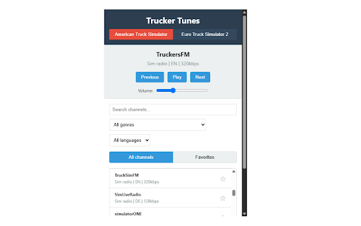 TruckSim Radio screenshot