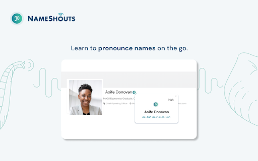NameShouts - Name Pronunciation tool screenshot