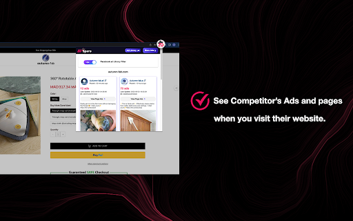 AdSparo - AdLibrary Ad Finder & Ad spy Tool screenshot