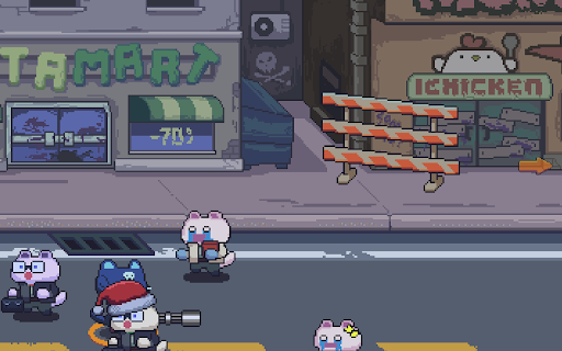 Cat Gunner Super Zombie Shoot Game screenshot