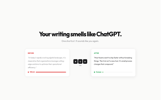 BeLikeNative: Write English like a native. Paraphrase, Rewrite, Translate screenshot
