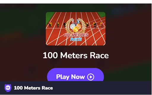 100 Meters Race Game screenshot