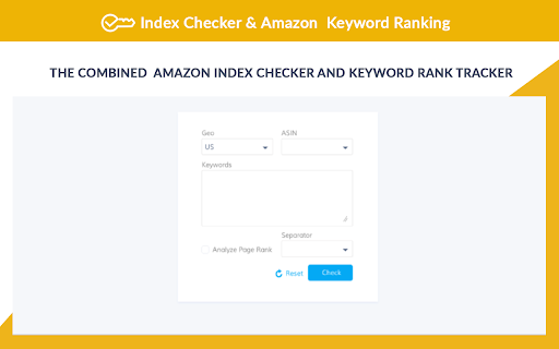 Amazon Index Checker screenshot