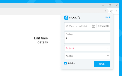 Clockify Time Tracker screenshot