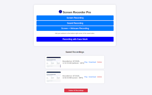 RecorderPro screenshot