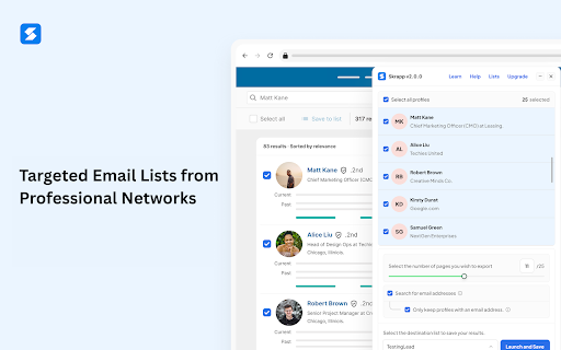 Email Finder by Skrapp.io screenshot