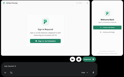Perfect Prompt: Write Better Prompts Get Better Answers screenshot