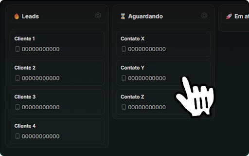 Zonion - Kanban WhatsApp Web screenshot