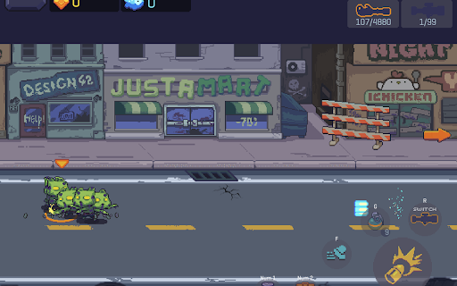 Cat Gunner Super Zombie Shoot Game screenshot