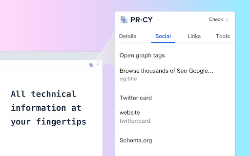 Analysis SEO & Website Checker - PR-CY screenshot