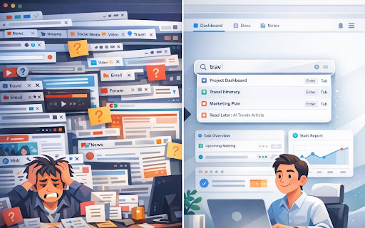 Bookmark & Tab Manager screenshot
