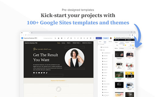 SitesBuddy: Visual Builder for Google Sites screenshot