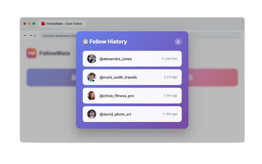 FollowMate: Auto Follow & Organic Growth for Instagram™ screenshot