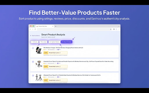 Amazon Review Checker|Savinoo screenshot